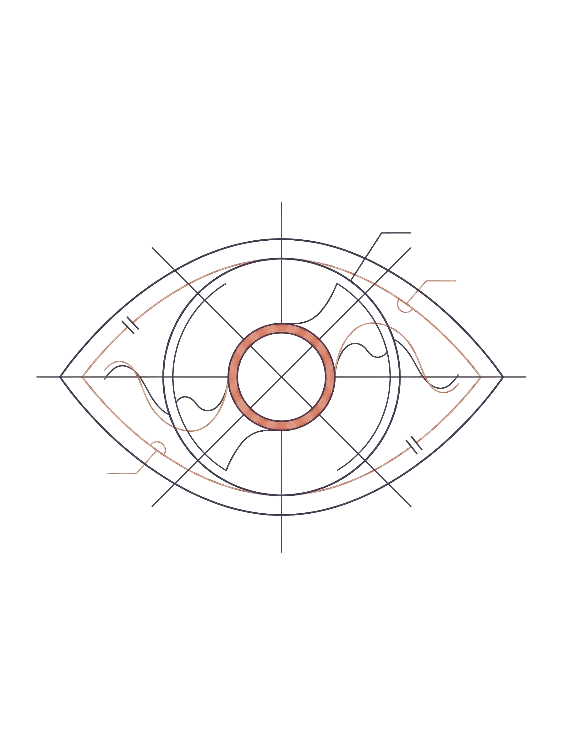 Blueprint-style observation illustration for the observe command.